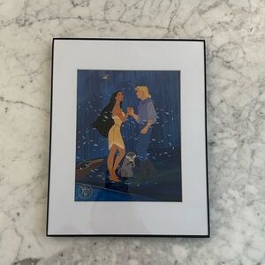 LIMITED EDITION RARE POCAHONTAS LITHOGRAPH FRAMED